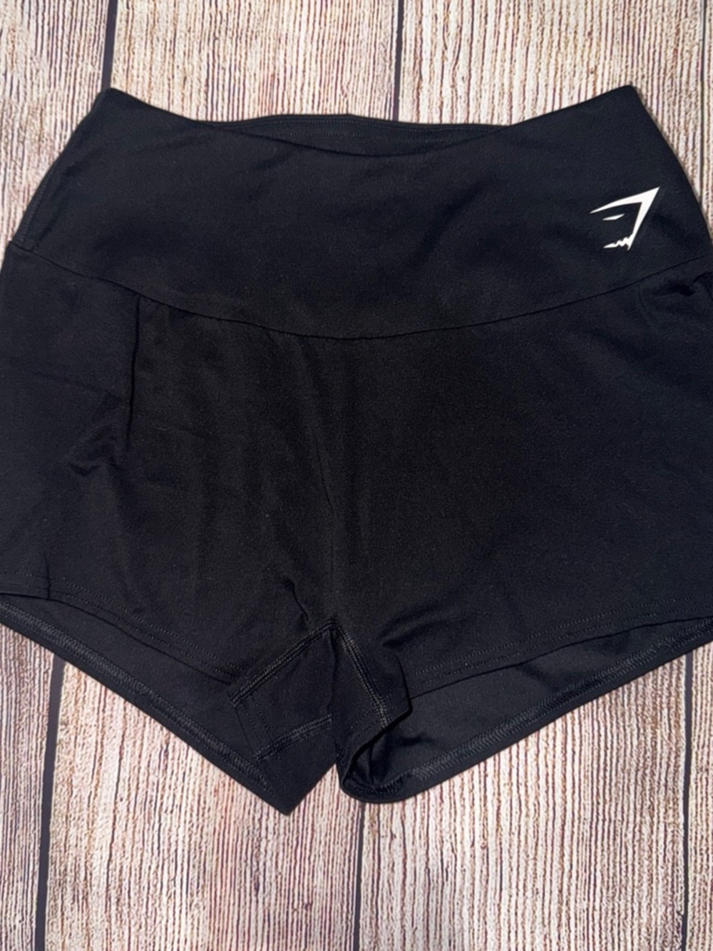Gymshark Black High-Rise Performance Bike Shorts